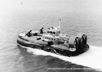 AP1-88 hovercraft with the Canadian Coastguard